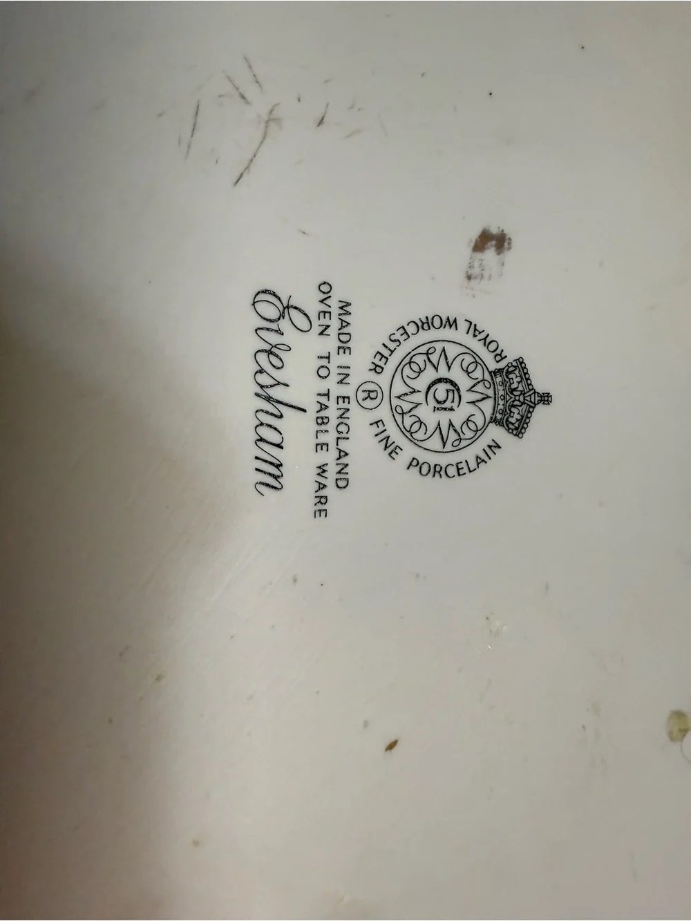 Royal Worcester elegant white